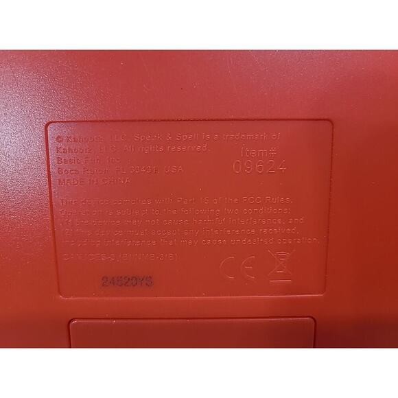 Vintage Speak & Spell Electronic Learning Game #09624 Kahootz Tested Works - Picture 6 of 6